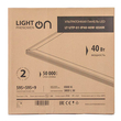 Панель ультратонкая светодиодная LightPhenomenON LT-UTP-02-IP40-40W-6500К LED - Светильники - Для общественных зданий - omvolt.ru